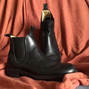 Black Chelsea Frye Boots